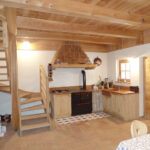 Cucina della Baita Maset Pozzati in Val di Non