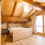 Seconda camera matrimoniale della Baita Malga Fravort nel Lagorai