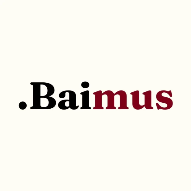 Logo della piattaforma Baimus per prenotare le vacanze in baita.