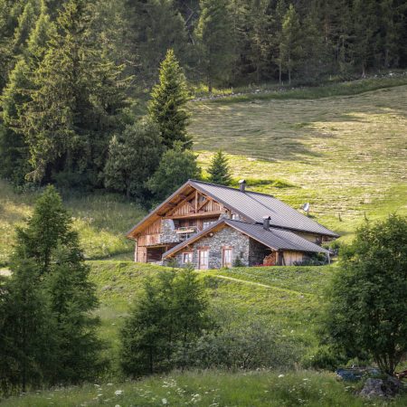 Baita Malga Fravort nel Lagorai